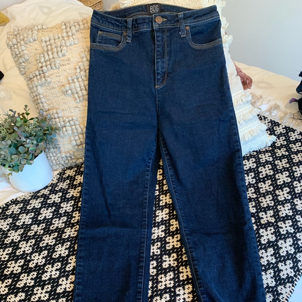 BDG High Rise Jeans, Dark Wash